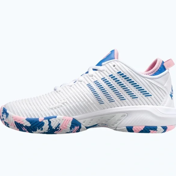 K-Swiss NWOT Hypercourt Supreme tennis shoe  (96615-969-M) size 6 pink And white - Picture 2 of 10